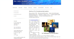 Desktop Screenshot of praxis-heiz.ch